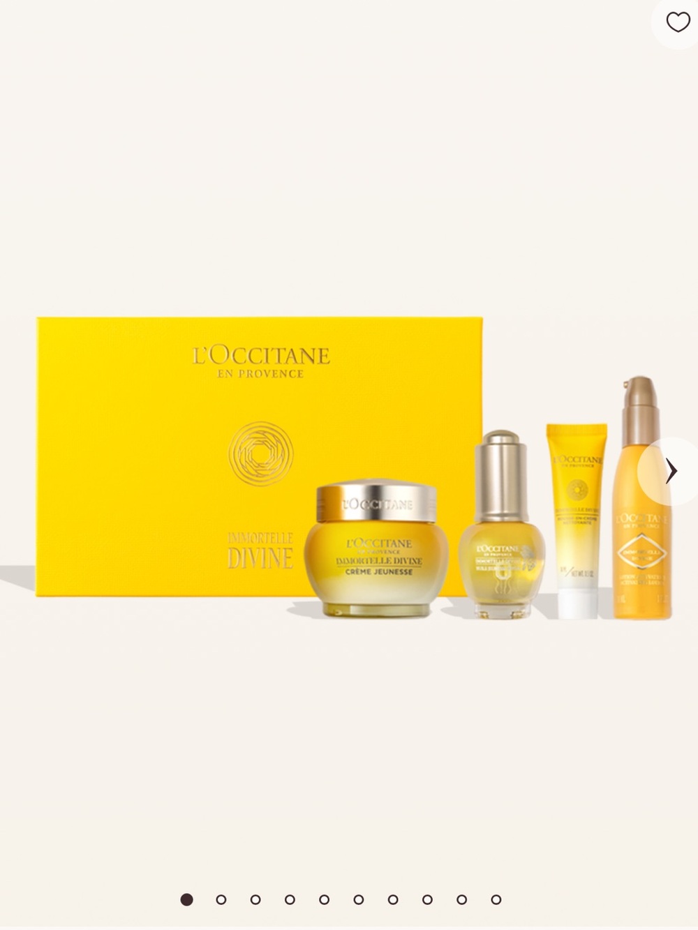 L’occitane IMMORTELLE DIVINE COLLECTION